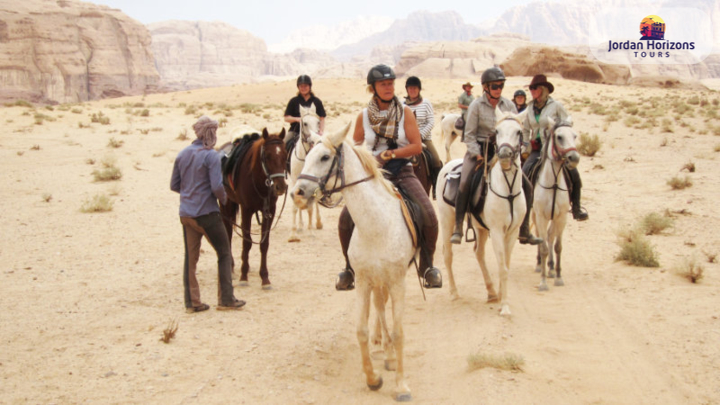 Horse Riding in Petra , in the Mountains around Petra & Little Petra